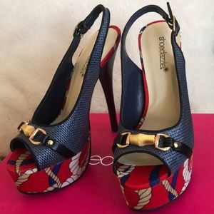 Nautical stilettos